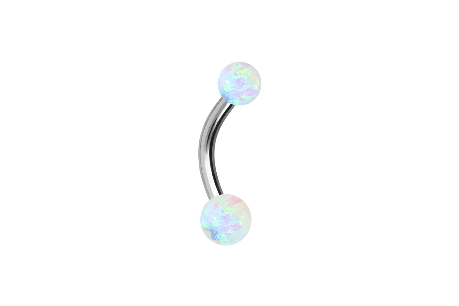 Titan Mini Bananabell Piercing SYNTHETISCHE OPALE